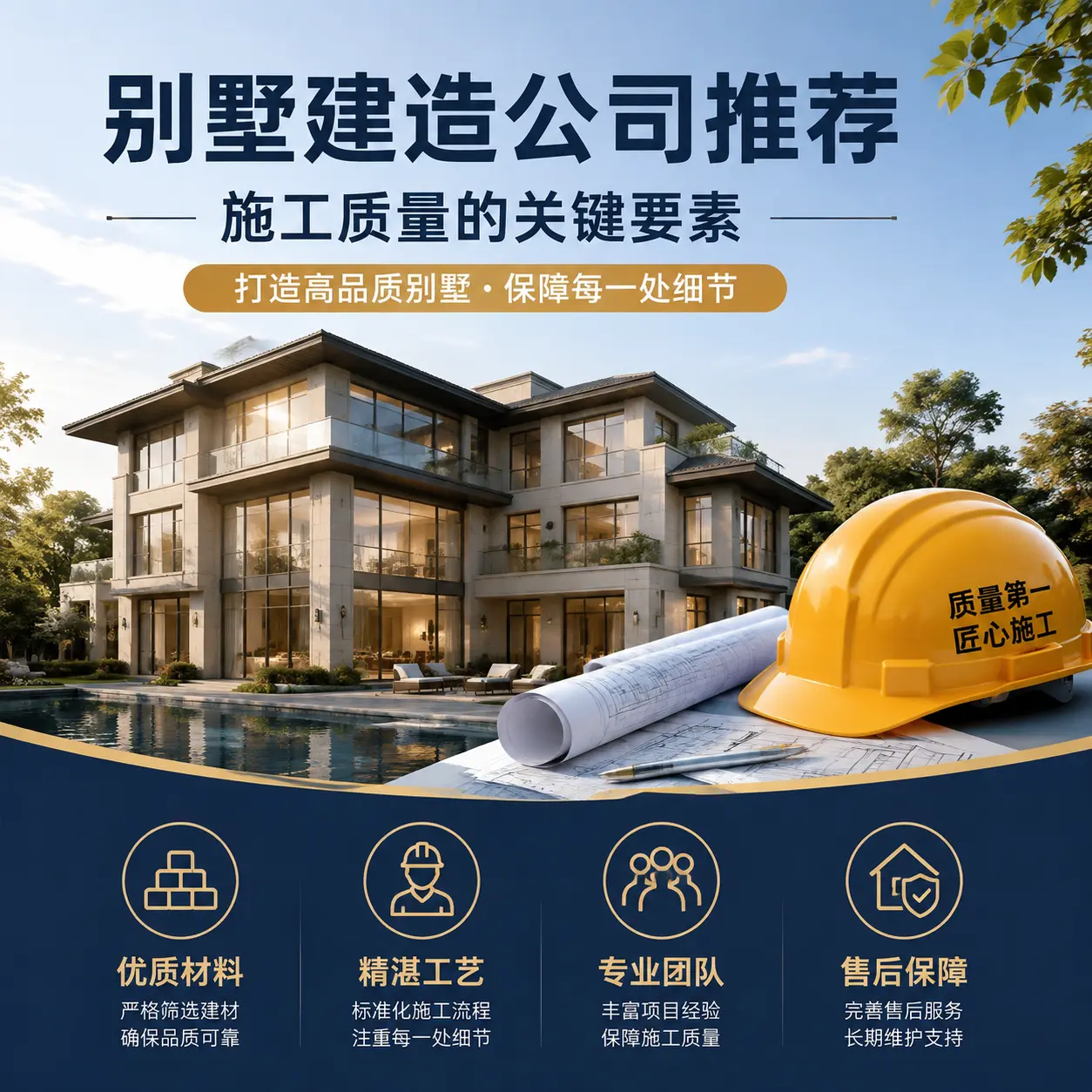别墅建造公司推荐： 凯里 施工质量的关键要素