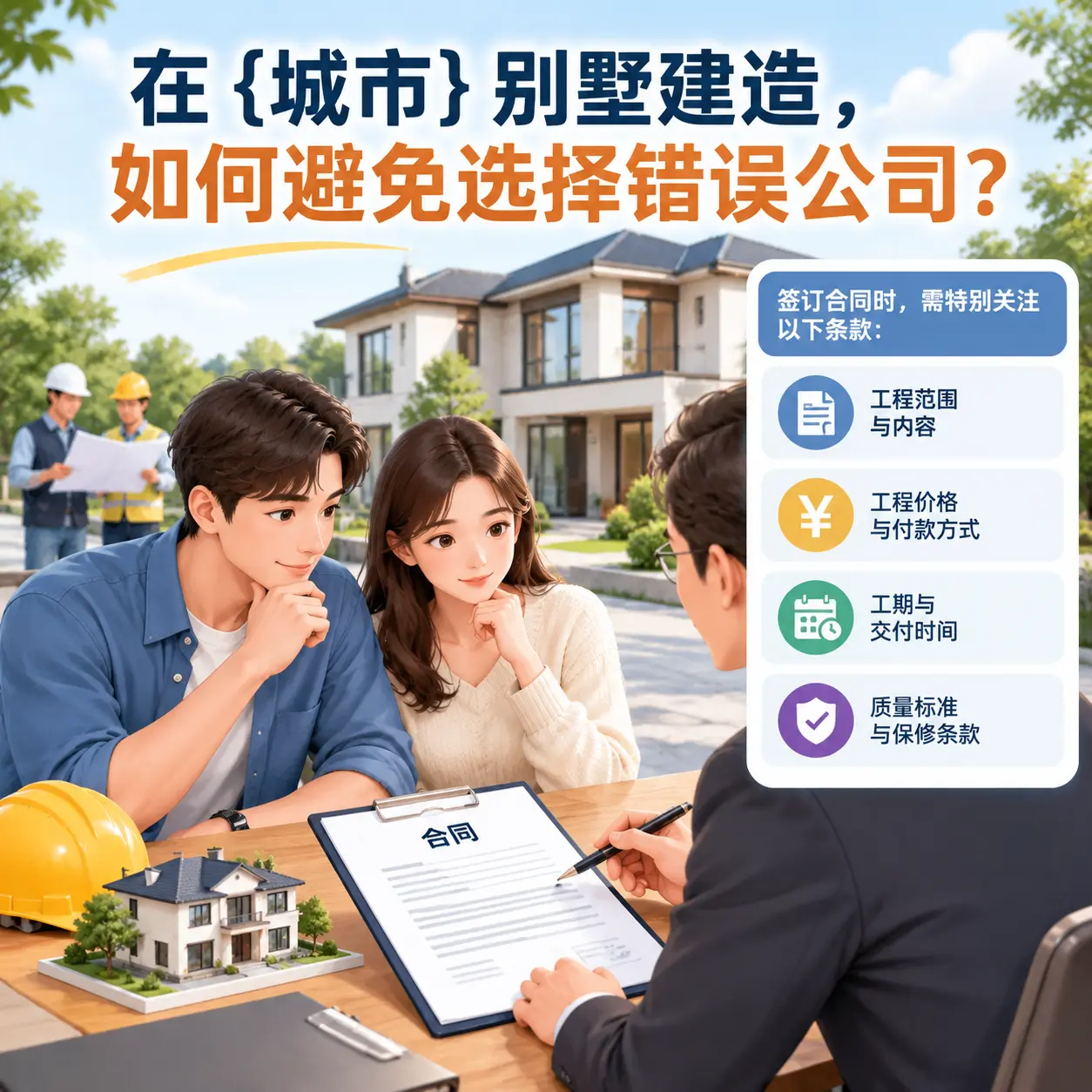在 凯里 别墅建造，如何避免选择错误公司？