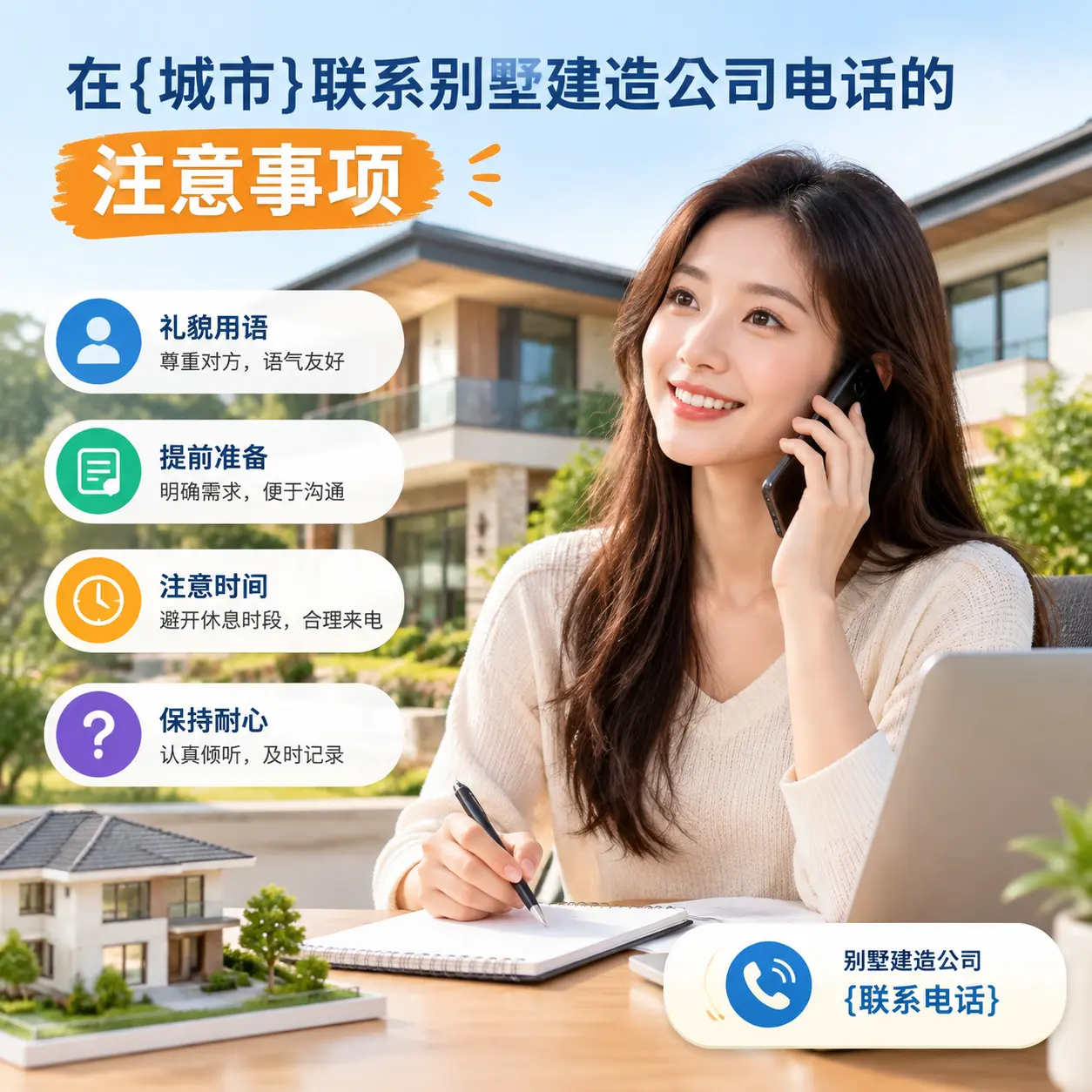 在凯里联系别墅建造公司电话的注意事项