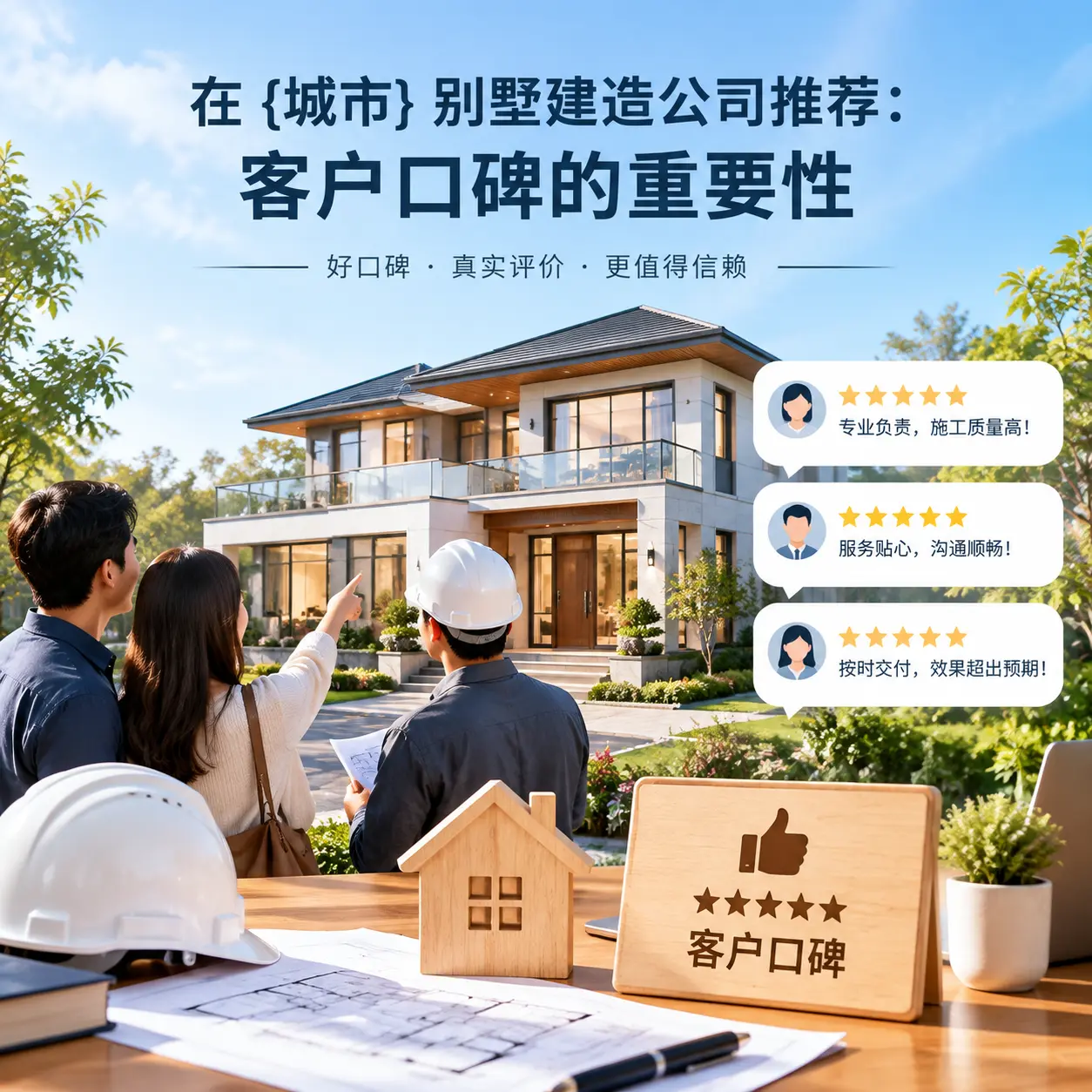 在 凯里 别墅建造公司推荐：客户口碑的重要性