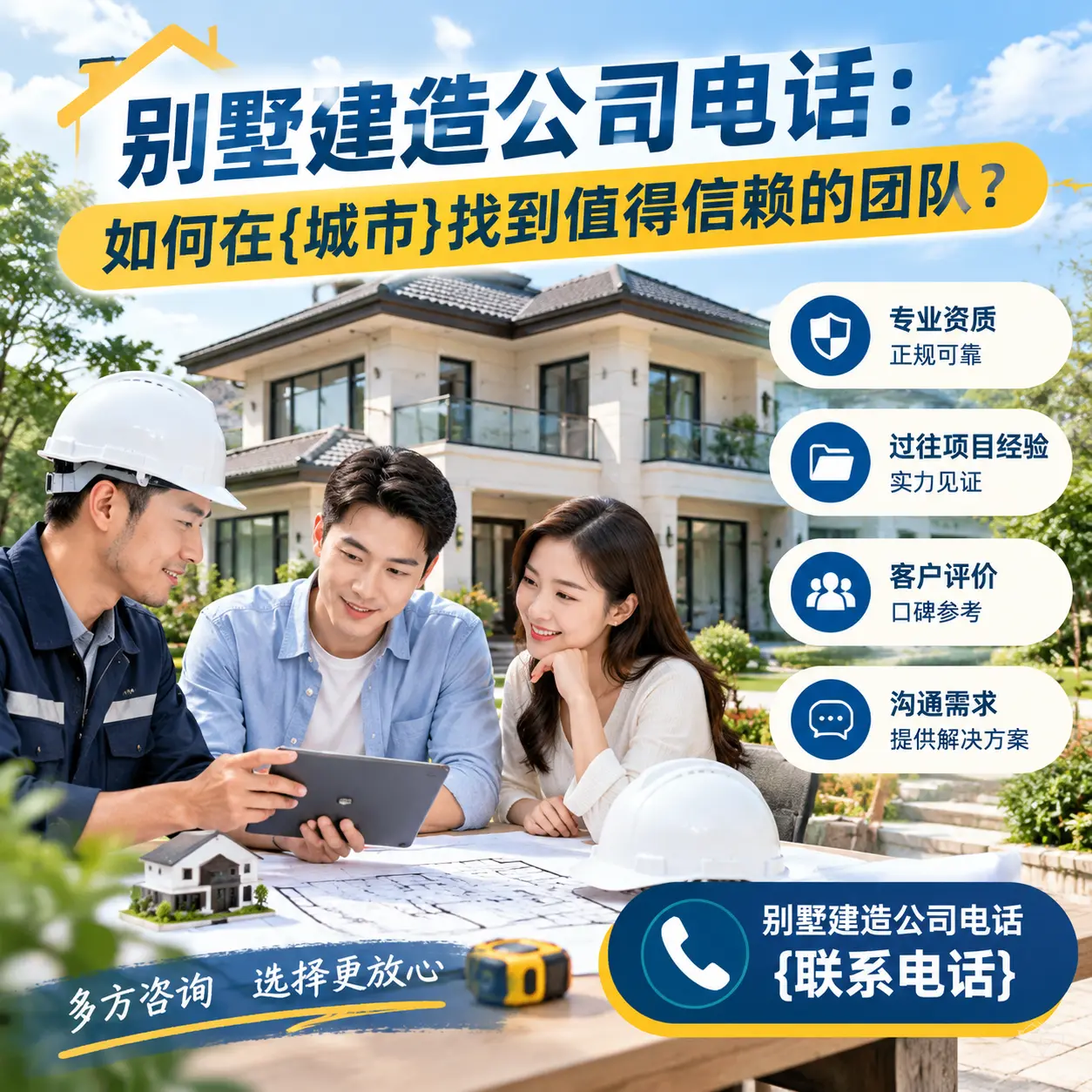 别墅建造公司电话：如何在凯里找到值得信赖的团队？