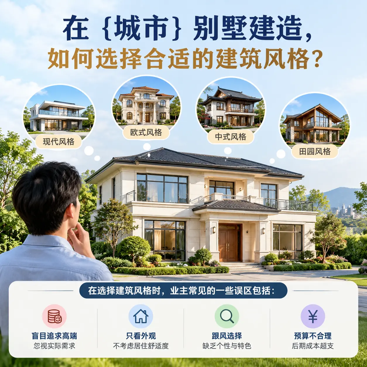 在 凯里 别墅建造，如何选择合适的建筑风格？