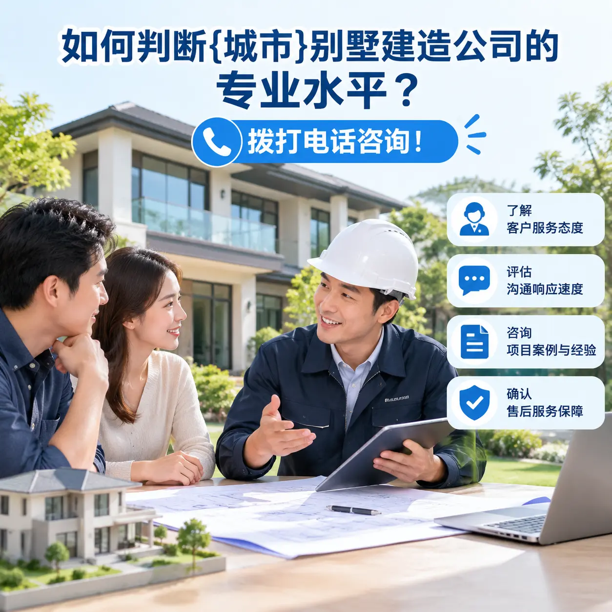 如何判断凯里别墅建造公司的专业水平?拨打电话咨询!
